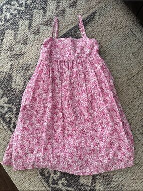 GAP Pink Floral Smocked Sundress for Kids